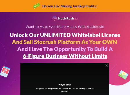 cheap Stockrush v2.0 Whitelabel - One Time Pay