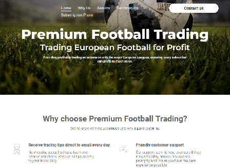 cheap Premium Football Trading Monthly Subscription