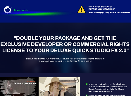 cheap Quick Studio FX 2.0 Deluxe Mega Pack + Developer license + Mega Bonuses