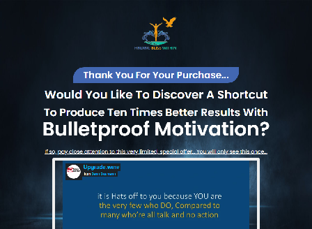 cheap Bullet Proof Motivation Upgrade
