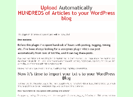 cheap WordPress ContentBlaster Lite