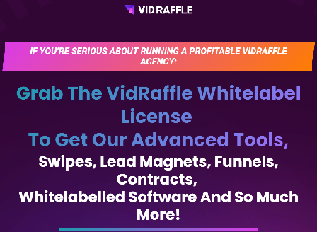 cheap VidRaffle Whitelabel 500