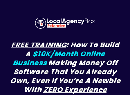 cheap LocalAgencyBox Special Training - Offer