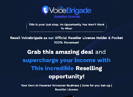 cheap VoiceBrigade - Reseller