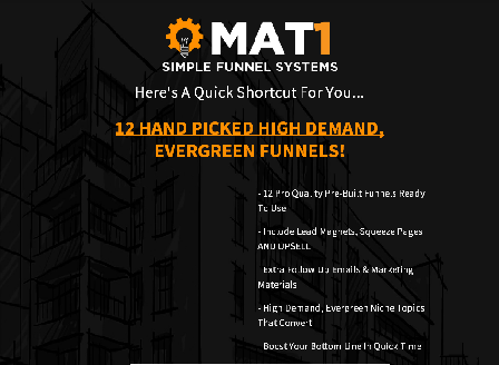 cheap MAT1 Simple Funnel Systems Evergreen Funnels Pack Pro