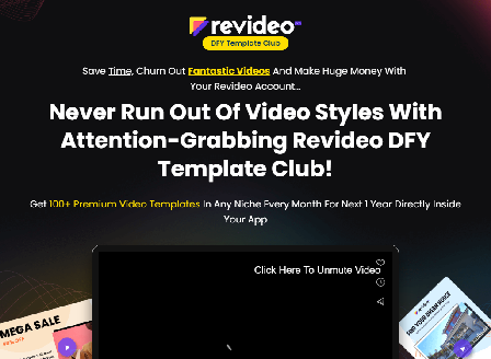 cheap ReVideo Pro Template Club