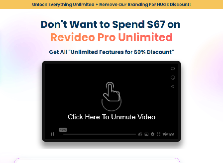 cheap ReVideo Pro Unlimited Lite