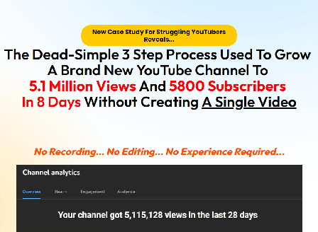 cheap [Case study] 5.1m views and 5800 subs in 8 days on YouTube