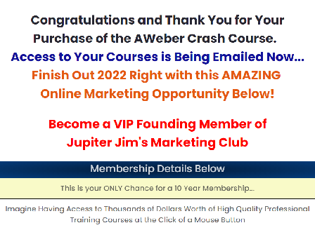 cheap Jupiter Jims Marketing Club 10-Year Membership