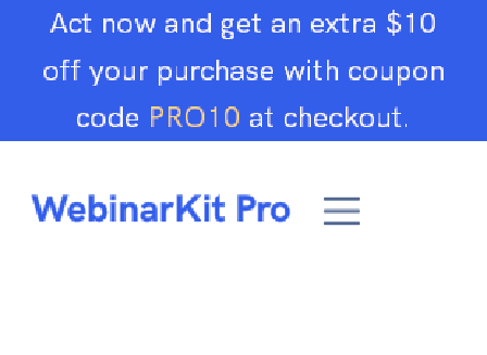 cheap WebinarKit Pro 2022