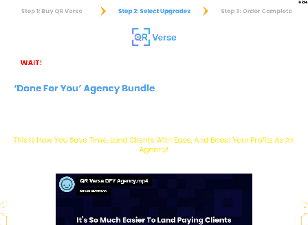 cheap QR Verse DFY Agency