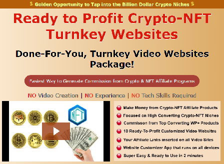 cheap Crypto-NFT Turnkey Video Websites WDR