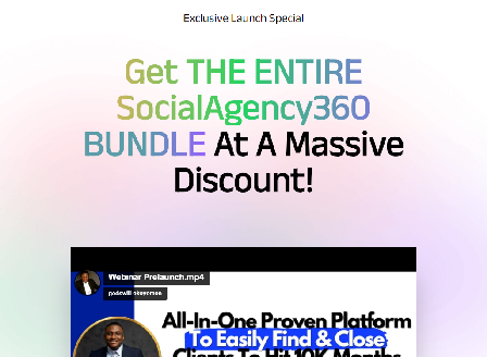 cheap SocialAgency360 Special Webinar Bundle