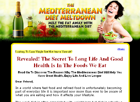 cheap The Mediterranean Diet Meltdown