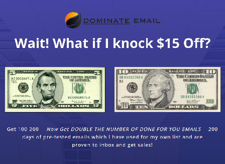 cheap Dominate Email Done for You Lite