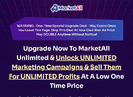 cheap MarketALL Ultimate - Unlimited Edition