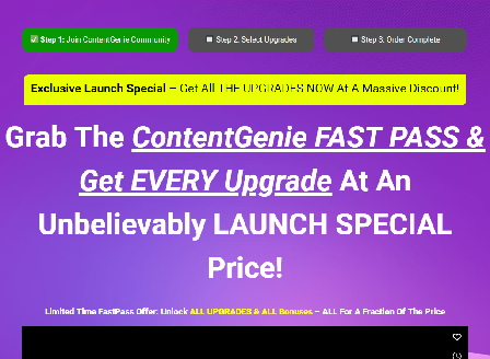cheap ContentGenie Fastpass