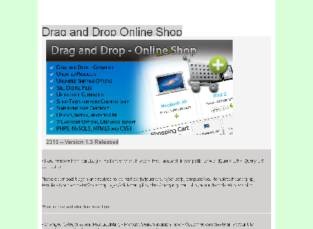 cheap Drag and Drop Online Shop