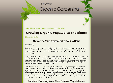 cheap Organic Gardening For Beginners