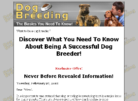 cheap Dog Breeding - The Basics You Need To Know