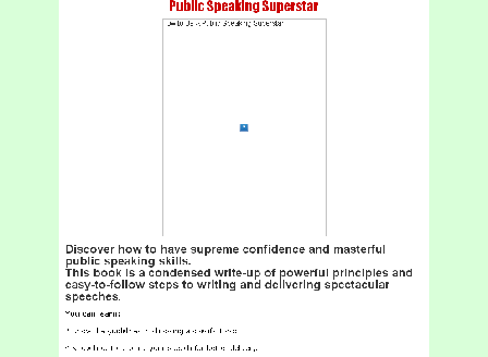 cheap How to Be A Public Speaking Superstar