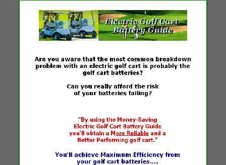 cheap Electric Golf Cart Batteries Guide