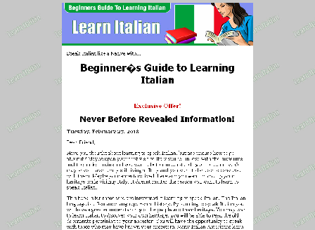 cheap Beginners Guide To Learning Italian