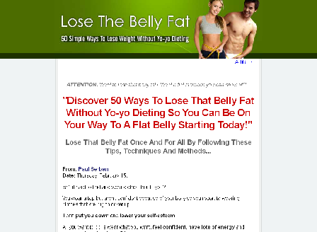 cheap Lose The Belly Fat
