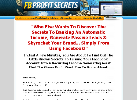 cheap FaceBook Profit Secrets
