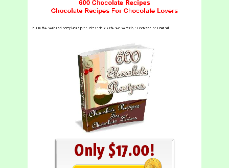cheap 600 Chocolate Recipes