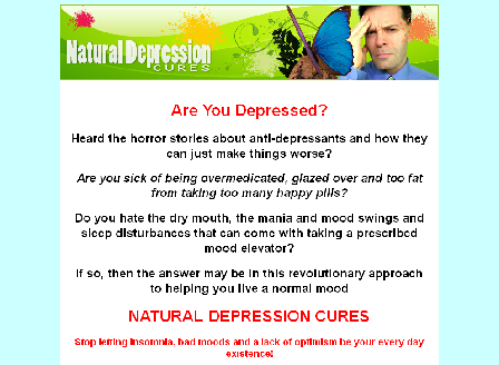 cheap Natural Depression Cures