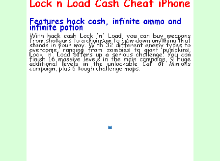 cheap Lock n Load Cash Cheat iPhone