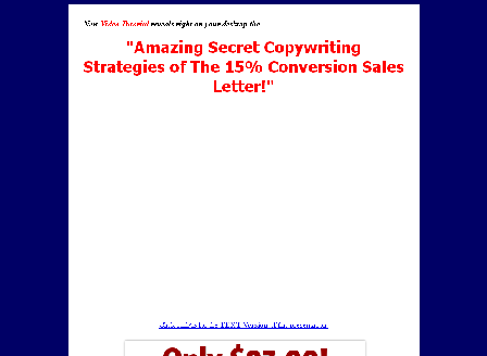 cheap Amazing Secret Copywriting Strategies of The 15% Conversion Sales Letter