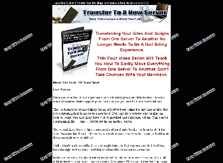 cheap How To Transfer Your Site To a New Server
