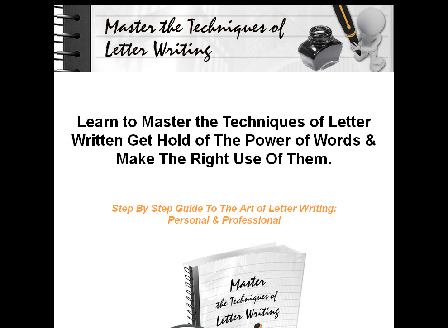 cheap Master The Techniques Of Letter Writing