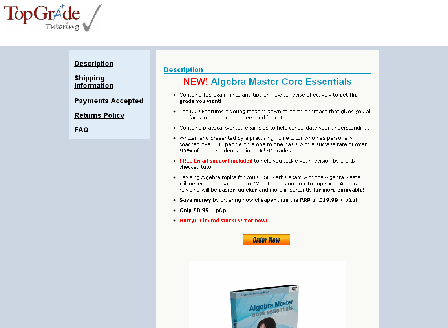 cheap Algebra Master Core Essentials