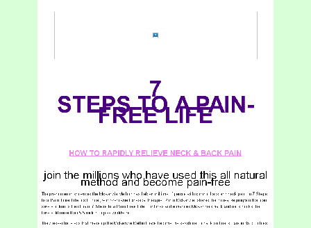 cheap 7 Steps to a Pain-free life