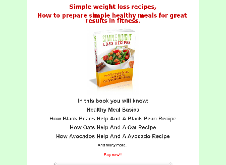 cheap Simple weight loss recipes