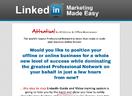cheap Linked-in Marketing Made Easy