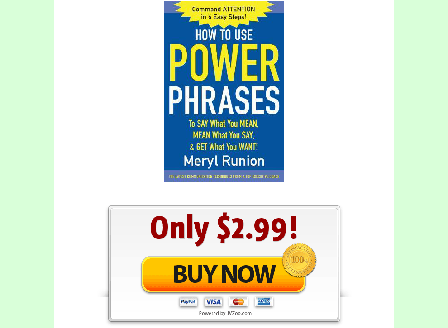 cheap How to use power phrases