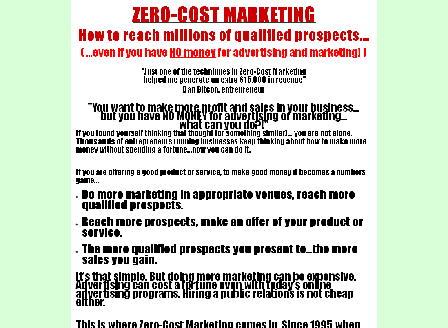 cheap Zero-Cost Marketing - 6th Edition