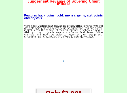 cheap Juggernaut Revenge of Sovering Cheat iPhone