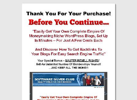 cheap Software Silver Club Lifetime Membership + Resell Rights