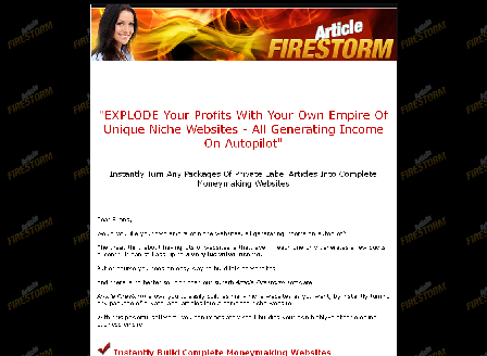 cheap [Software] Article Firestorm