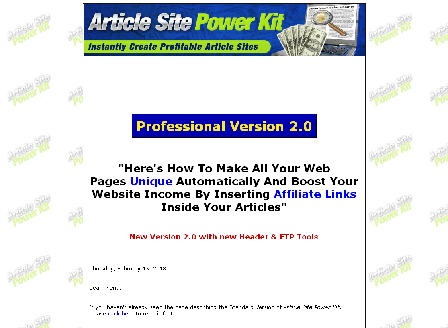 cheap [Software] Article Site Power Kit Pro