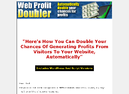 cheap [Software] Web Profit Doubler