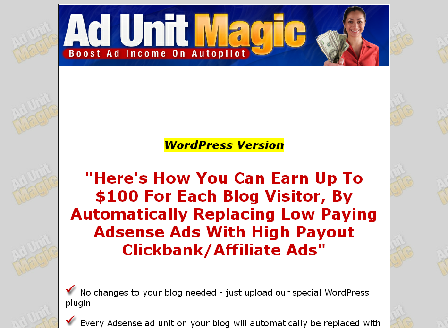 cheap [Wordpress] Ad Unit Magic