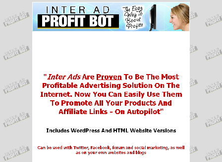cheap [Software] Inter Ad Profit Bot