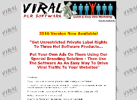 cheap Viral PLR Software - Private Label Rights