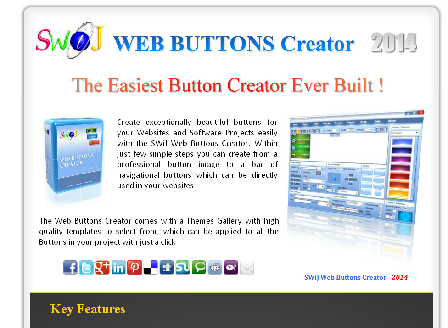 cheap SWiJ Web Buttons Creator 2014 - Personal License